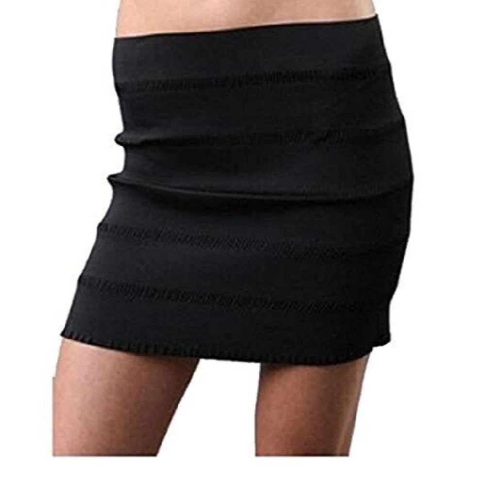 CHERYL CREATIONS Mini Bandage Bodycon Skirt in Black Xs S